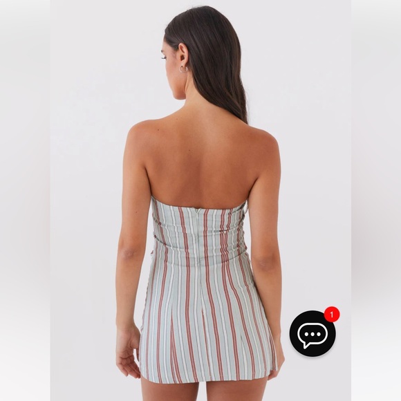 Pepper Mayo NWOT Stripe Tube Mini Dress - Picture 4 of 4